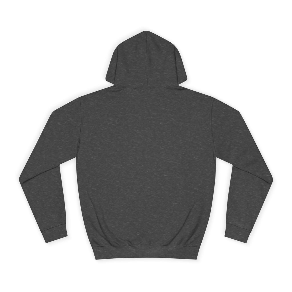 Minimalist Arrow College Hoodie — Subtle Campus Logo Pullover