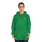 Minimalist Arrow College Hoodie — Subtle Campus Logo Pullover