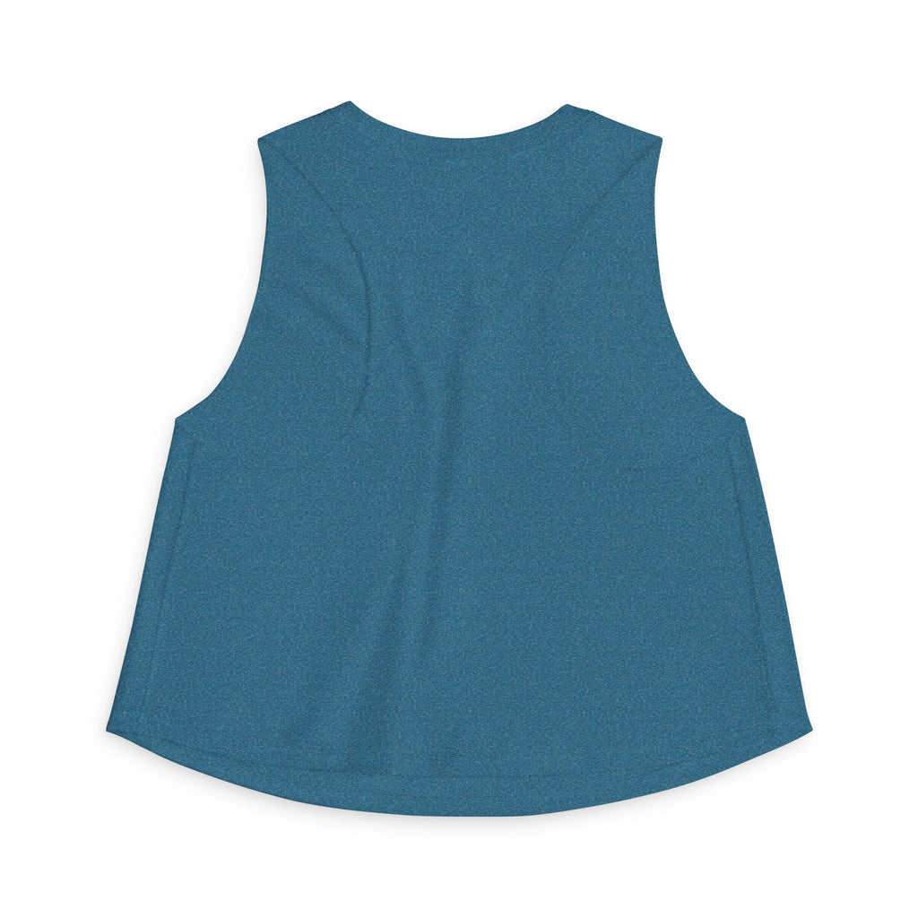 Women’s Crop Tank Top — Minimal Monogram 'A' Casual Summer Top
