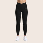 Women’s Luxe Leggings — High-Waist V-Cut Active Leggings with Subtle Logo