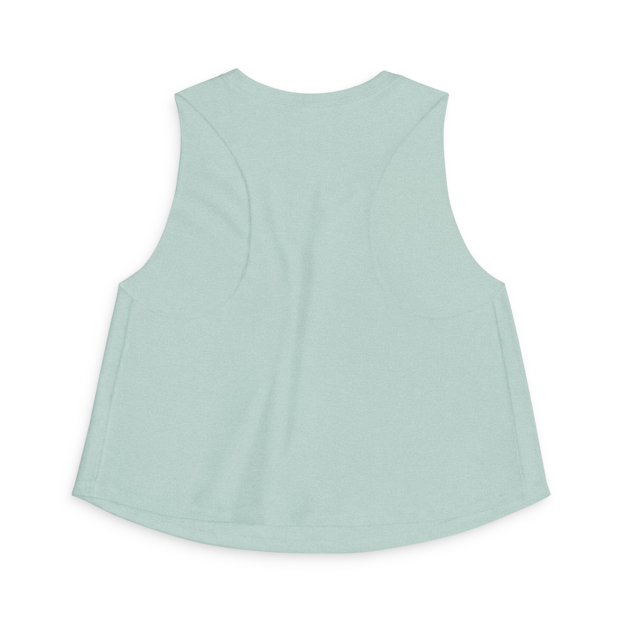 Women’s Crop Tank Top — Minimal Monogram 'A' Casual Summer Top