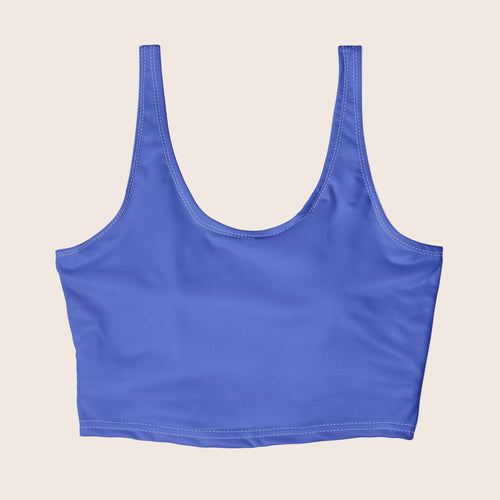 Auren Logo Crop Sports Bra — Seamless Athletic Crop Top