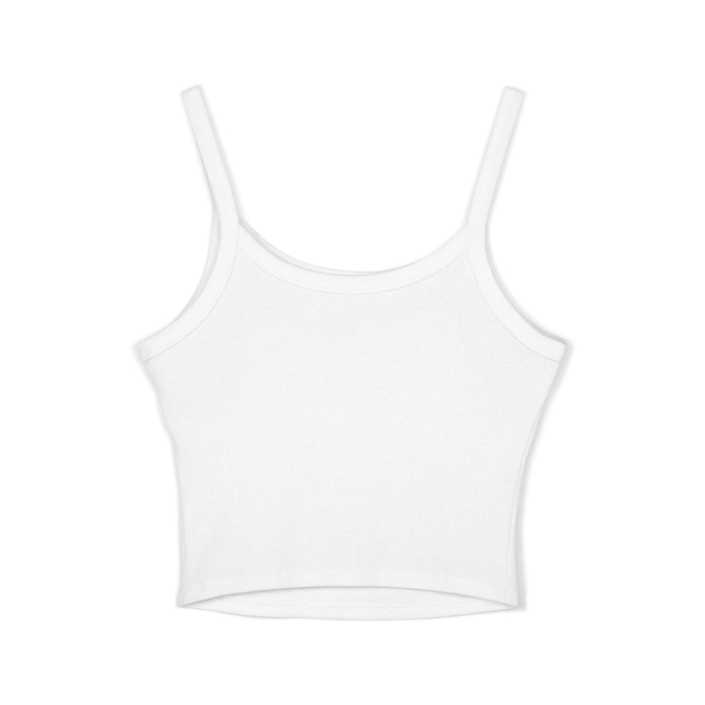 Auren Minimal Logo Tank Top — Women's Spaghetti Strap Crop