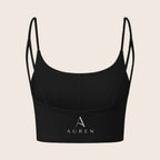 Luxe Women's Bralette — Seamless Strappy Crop Top